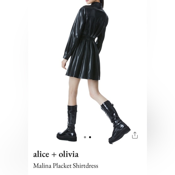 Alice+Olivia malice shirt dress NWT - Picture 2 of 7